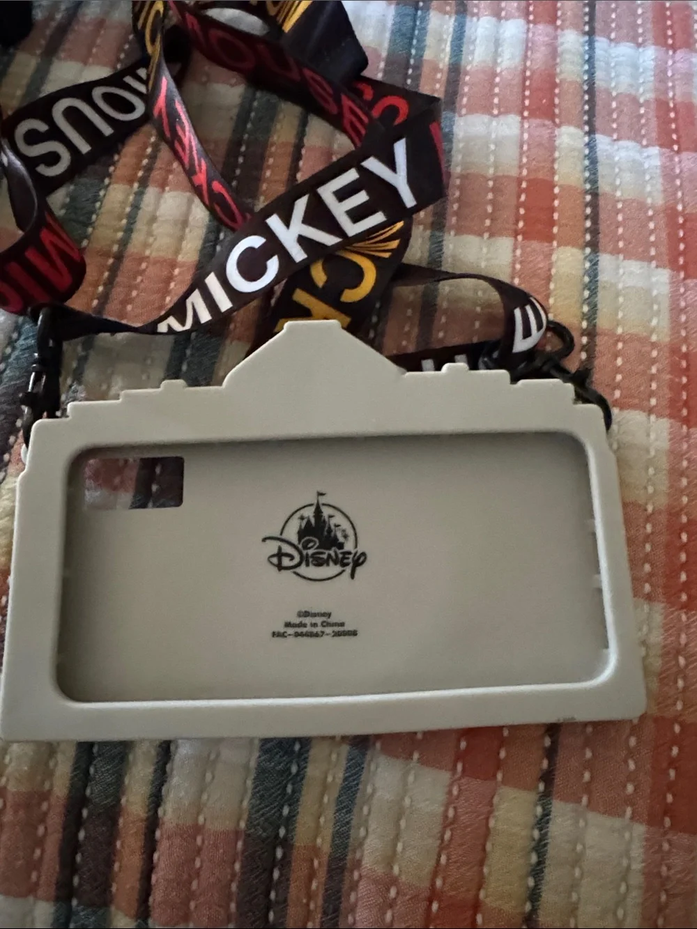 Disney Red and Black Novelty Mickey Camera with Branded Strap